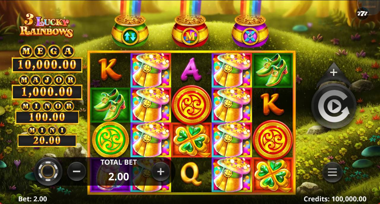 3 Lucky Rainbows (SpinPlay Games) Image 2